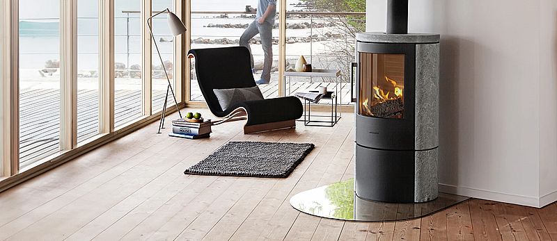Hwam 3640 kamień Wizualizacja piecyka marki Hwam model 3640 kamień