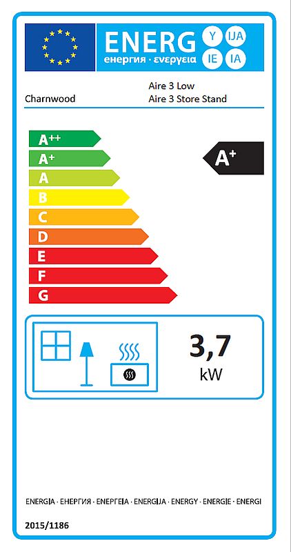 Charnwood Aire 3        etykieta energetyczna