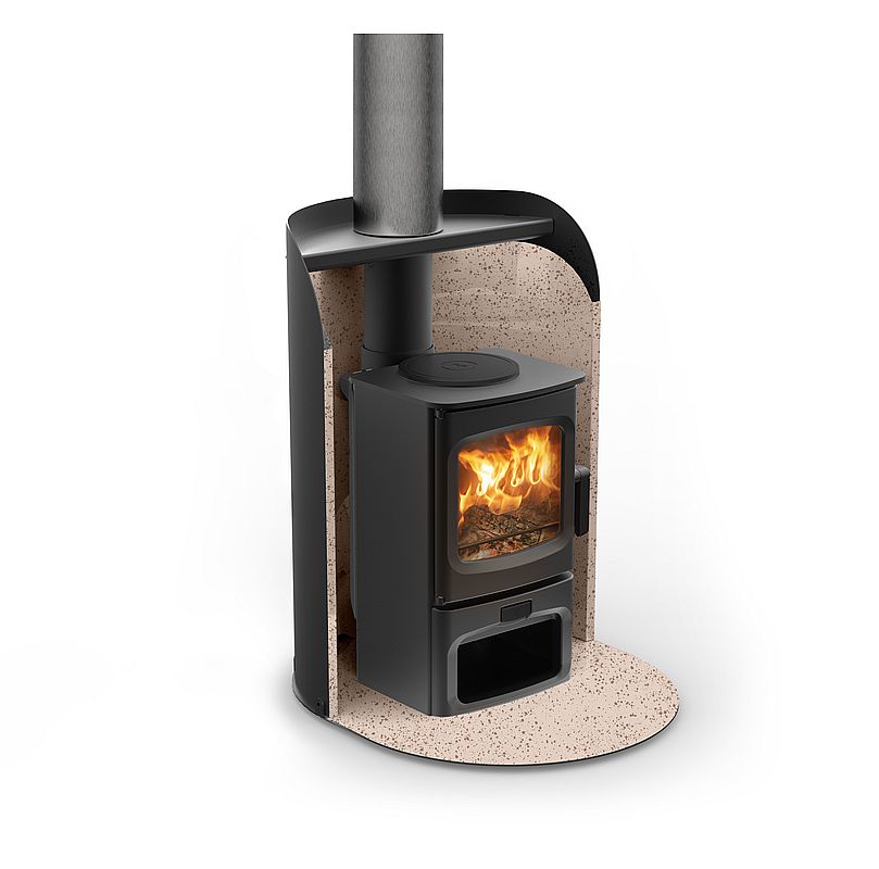 Charnwood Aire 3        Stove Pod renders clay splatter