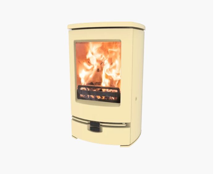 Charnwood Arc 7 Piec wolnostojący firmy charnwood model Arc 7 Almond