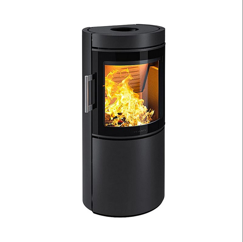 Hwam 3740 Piecyk wolnostojący marki Hwam model 3740 szyba czerniona wyot spalin - góra