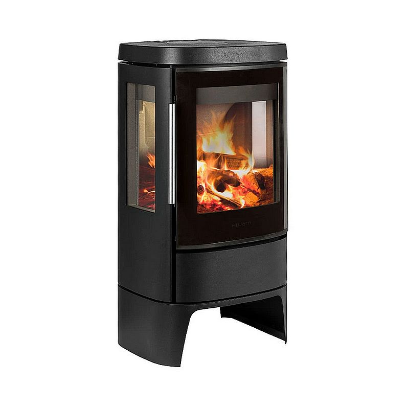 Hwam 4510 Piecyk wolnostojący marki Hwam model 4510 szyba czerniona  z wysokim cokołem