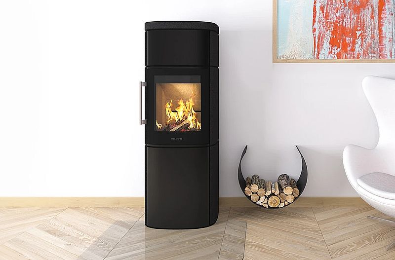 Hwam 4560 wizualizacja piecyka marti Hwam model 4560 szyba czarniona
