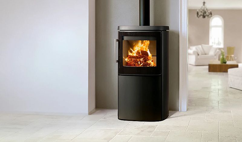 Hwam 4640 wizualizacja piecyka marti Hwam model 4640 szyba czarniona