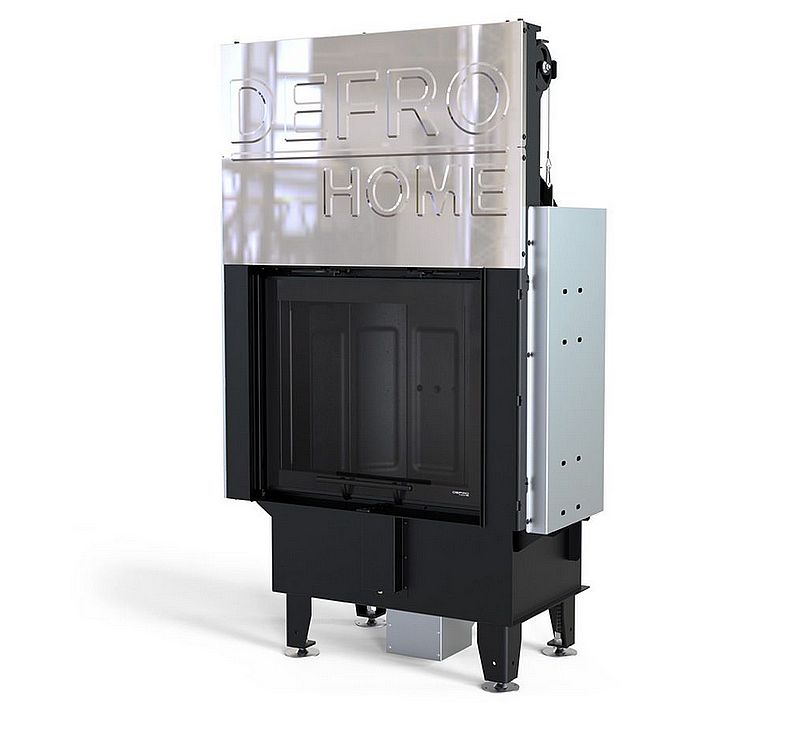 Defro Home Intra Slim SM G Wkład kominowy Defrohome model intra Slim SM  G z czarnym wnętrzem