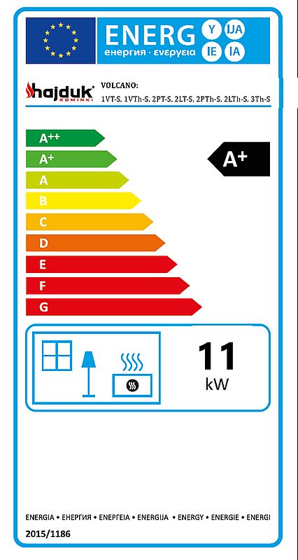 Hajduk Volcano 1 VT-s karta energetczna